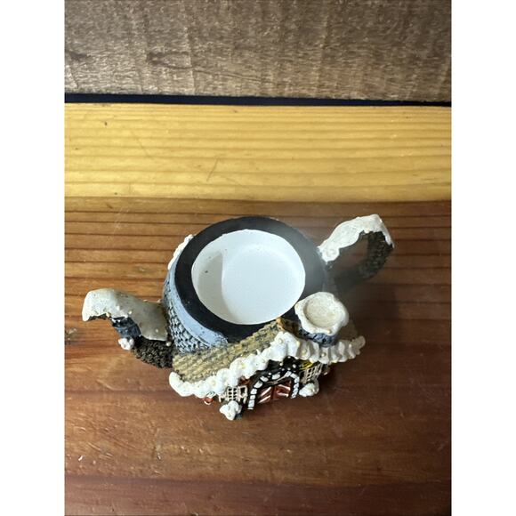 Hometown Teapot Cottages Gingerbread Christmas Miniature Village - Picture 6 of 7